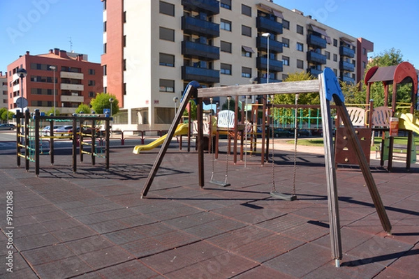 Fototapeta parque infantil