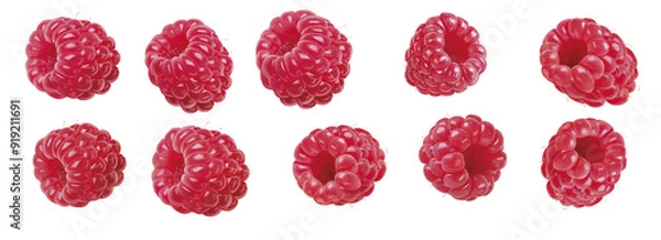 Obraz Himbeeren, unterschiedlich geneigt