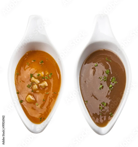 Obraz Various sauces isolated