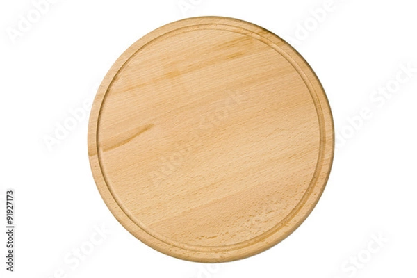 Obraz Wooden cutting board isolated