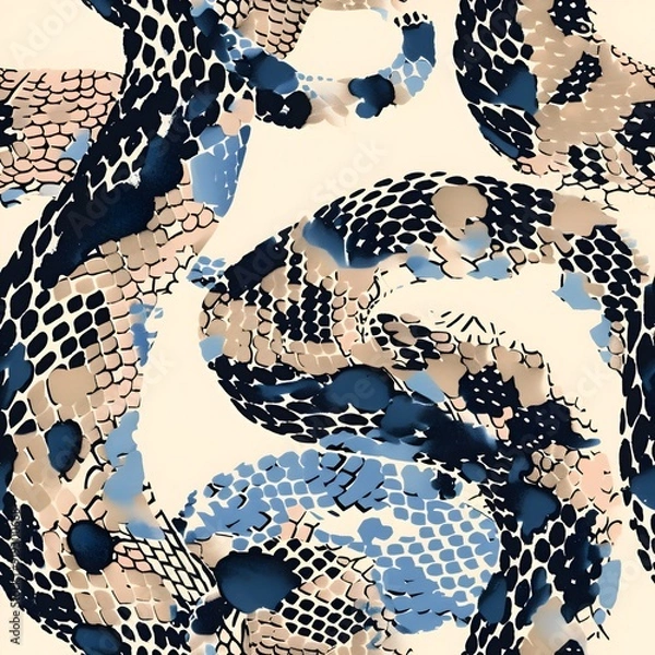 Fototapeta Animal leopard print seamless pattern, abstract spotted print, leopard or cheetah fur texture	

