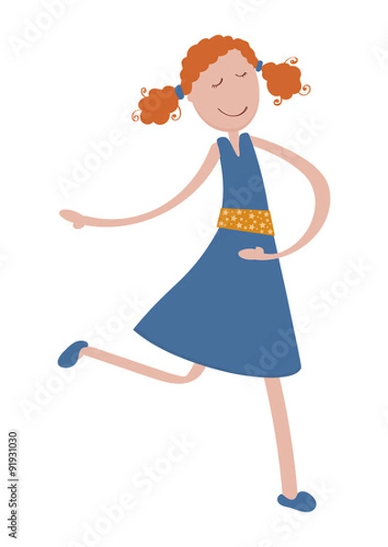 Obraz Bonequinha ruiva