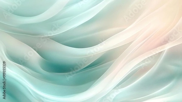 Fototapeta Whispers of Serenity: Gentle Breezes and Rippling Waters in a Dance of Pastel Hues