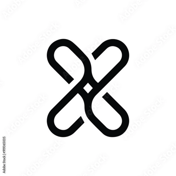 Obraz X logo design V2