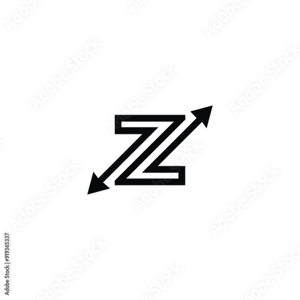 Obraz Z logo design z