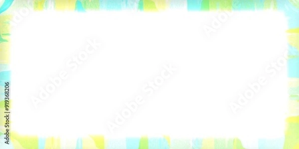 Obraz 水彩風　明るい　元気な色の　フレーム