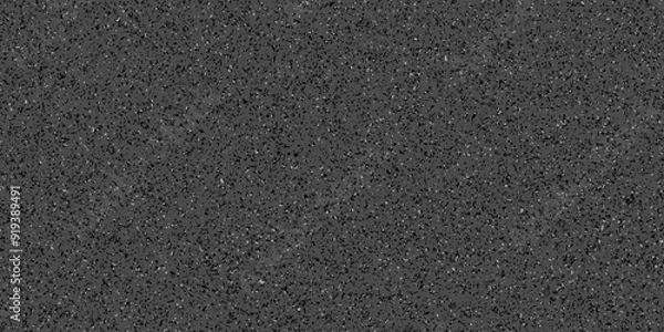 Fototapeta Terrazzo floor seamless pattern. texture of classic italian style, Beautiful black terrazzo stone texture background. surface of terrazzo floor texture abstract background.	