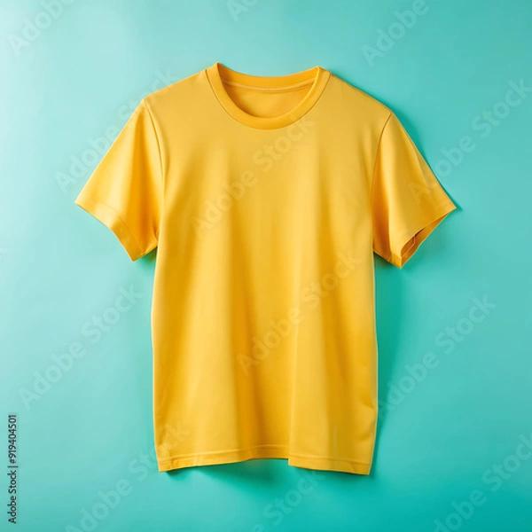 Obraz yellow t shirt isolated
