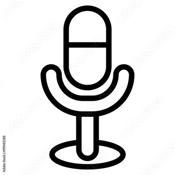 Fototapeta icon microfon