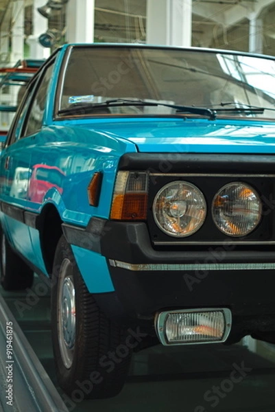 Obraz old car headlight 