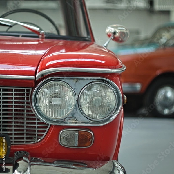 Obraz old car headlight 