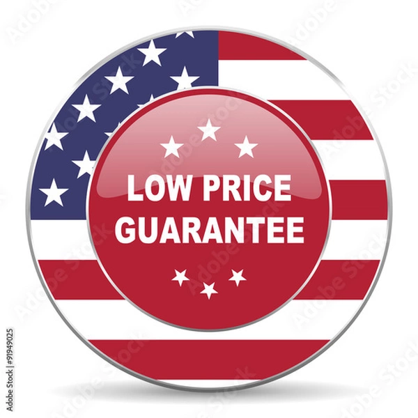 Fototapeta low price guarantee icon