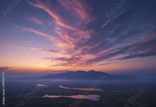 Fototapeta After sunset sky