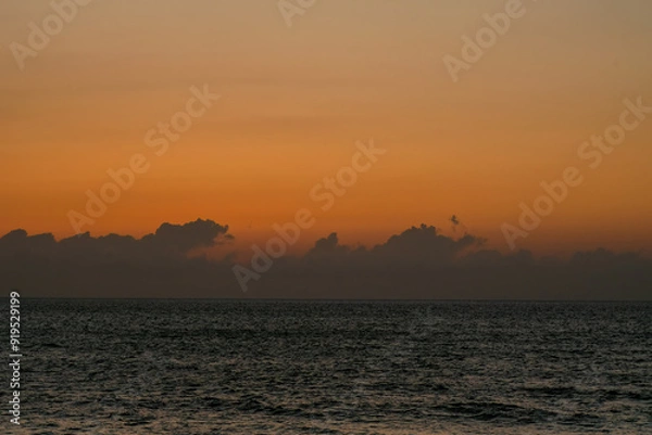 Fototapeta 夕日と雲