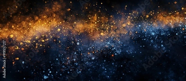 Fototapeta taken on a dark night night, in the style of radiant clusters, empty space