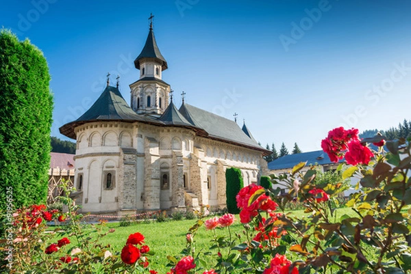 Fototapeta Putna Monastery,in Bucovina, built by Voievod and Saint Stephen the Great