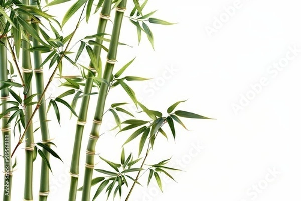 Obraz Enhance Your Projects with Realistic Bamboo Plant Wall Backgrounds