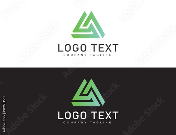 Fototapeta Abstract logo with icon design