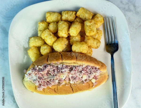 Fototapeta spam salad  sub