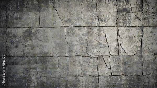 Obraz High-Resolution Concrete Crack Wallpaper