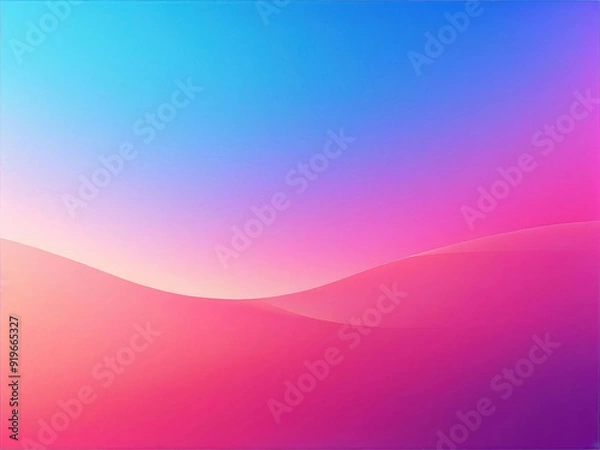 Obraz Abstract gradient background with blue, pink, and purple hues.
