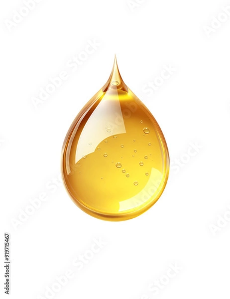 Fototapeta oil drop on transparent background
