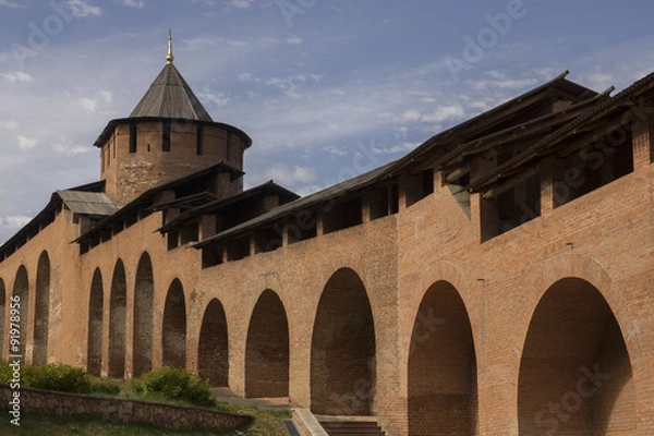 Obraz Мощные стены Нижегородского кремля.