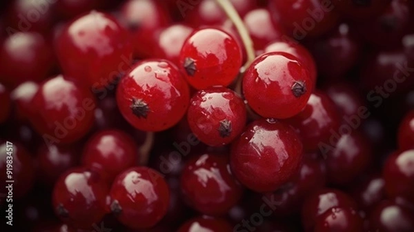 Obraz Red Berries Close Up