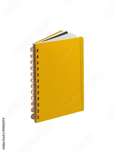 Fototapeta notebook isolated on white background