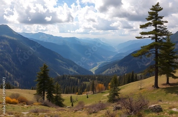 Obraz A scenic landscape