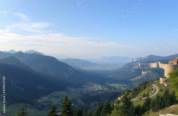 Obraz A scenic landscape