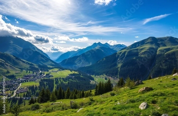 Obraz A scenic landscape