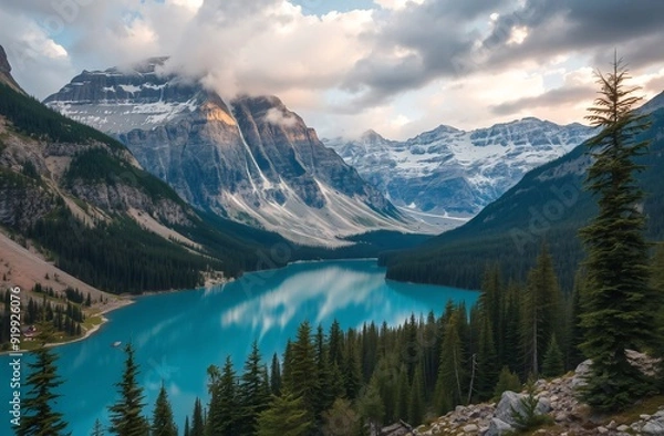 Obraz A scenic landscape