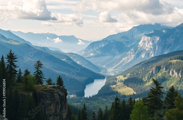 Obraz A scenic landscape