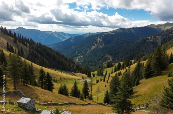 Obraz A scenic landscape