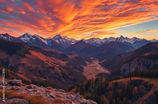 Obraz A scenic landscape