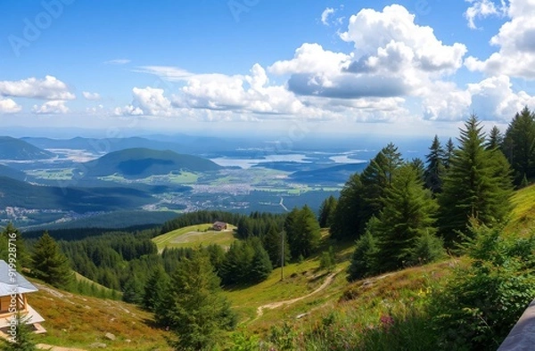 Obraz A scenic landscape