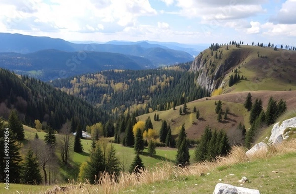 Obraz A scenic landscape