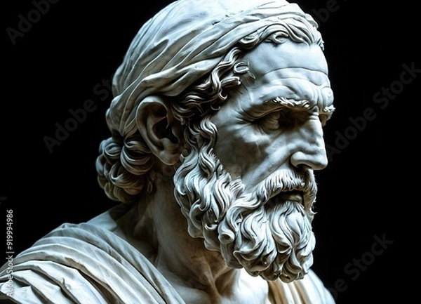 Fototapeta Ancient Stoic Teachings of Epictetus, A Guide to Enduring Life's Challenges