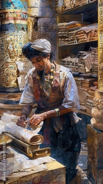 Obraz The Ancient Scribe