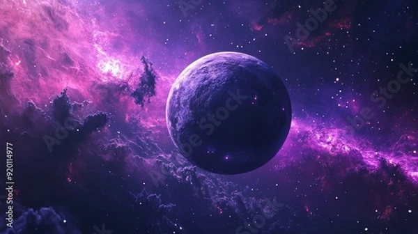 Obraz 3D Planets in Deep Space