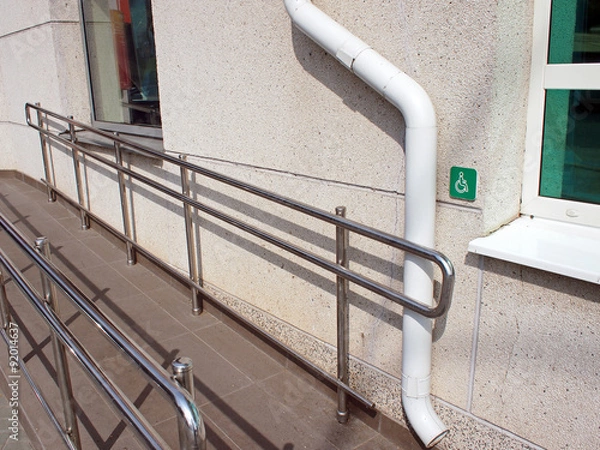 Fototapeta Ramp for physically challenged