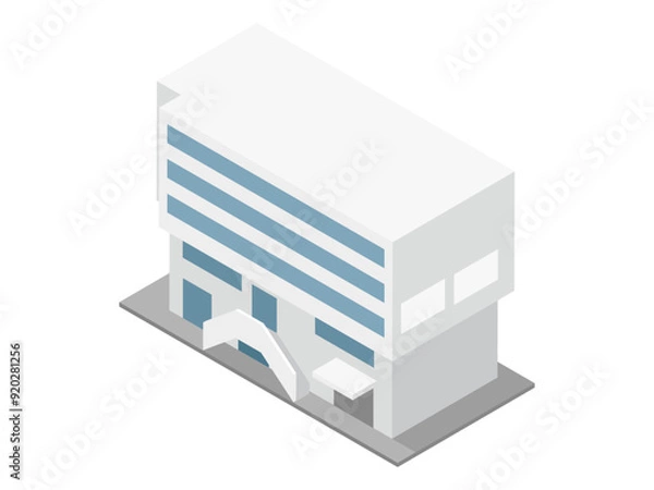 Fototapeta 白いビル