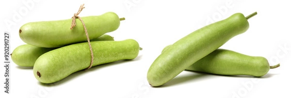 Obraz Lagenaria siceraria isolated on white background