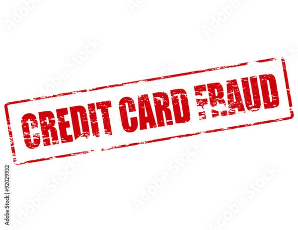 Obraz Credit card fraud