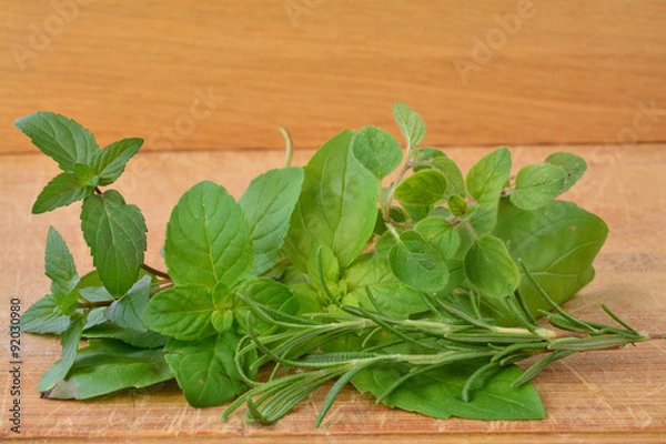 Obraz Fresh aromatic plants