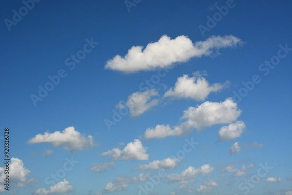 Obraz Clear Blue sky with white cloud