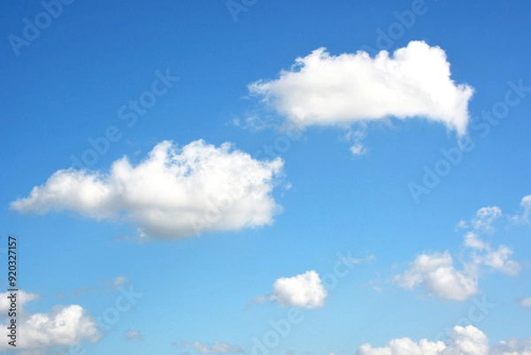Obraz Clear Blue sky with white cloud