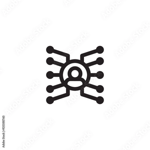 Fototapeta Network icon