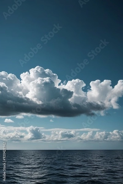 Fototapeta a large cloud over